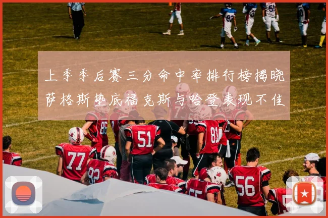 上季季后赛三分命中率排行榜揭晓萨格斯垫底福克斯与哈登表现不佳