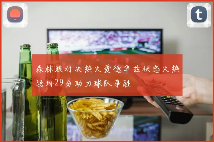 森林狼对决热火爱德华兹状态火热场均29分助力球队争胜